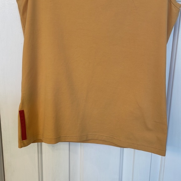 PRADA Vintage Gold Stretch Sleeveless Top - Picture 3 of 10
